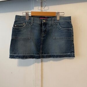 Vintage Stretch Denim miniskirt